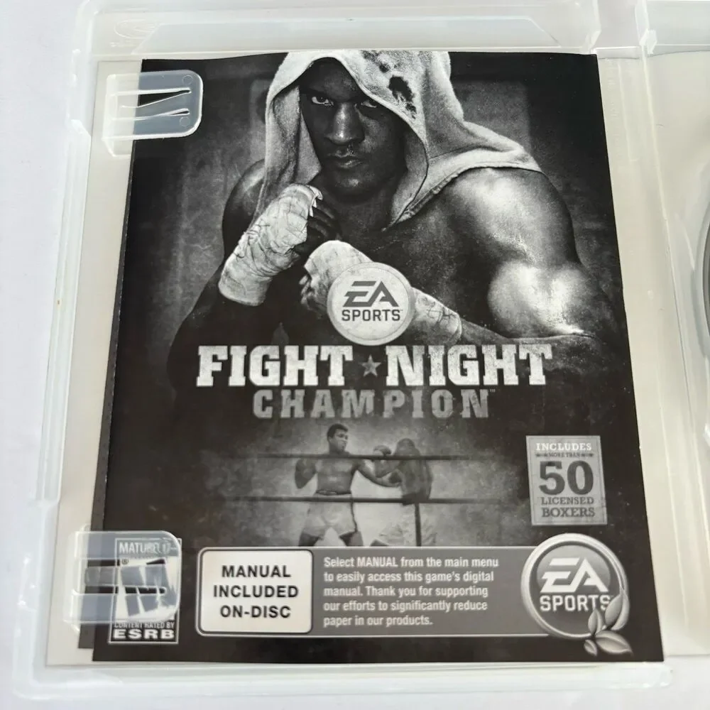 FIGHT NIGHT CHAMPION PlayStation 3 PS3 Complete in Case! EA Sports ~ 50+ Boxers!